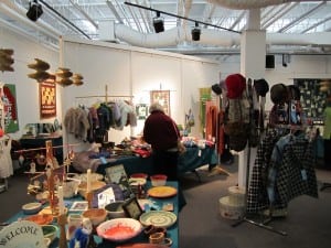 A shopper surveyed the possibilities at the Desmond-Fish Library boutique during the sale a few years ago. Photo by Alison Rooney