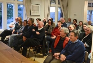 Part of the audience for the writers forum (photo by K.E. Foley)