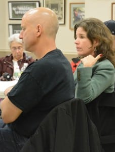 Philipstown Town Board members John Van Tassel and Nancy Montgomery (photo by L.S. Armstrong) 