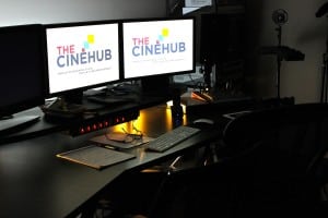 The editing suites at The CineHub provide equipment which has many functions, including sound editing to color grading. (Photo by A. Rooney)
