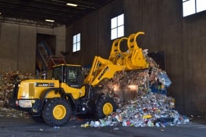 Material is processed at a rate of 25 tons per hour (Photo by M. Turton)