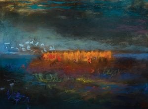 Fire wall, by Sheilah Rechtschaffer