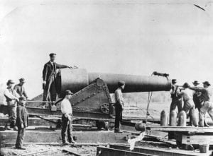 A Parrott Gun, built at West Point Foundry.