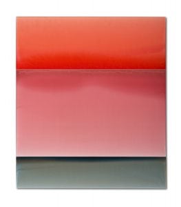 "Near and Far", polymer on panel, by Susan English. (Photo by Howard Goodman)