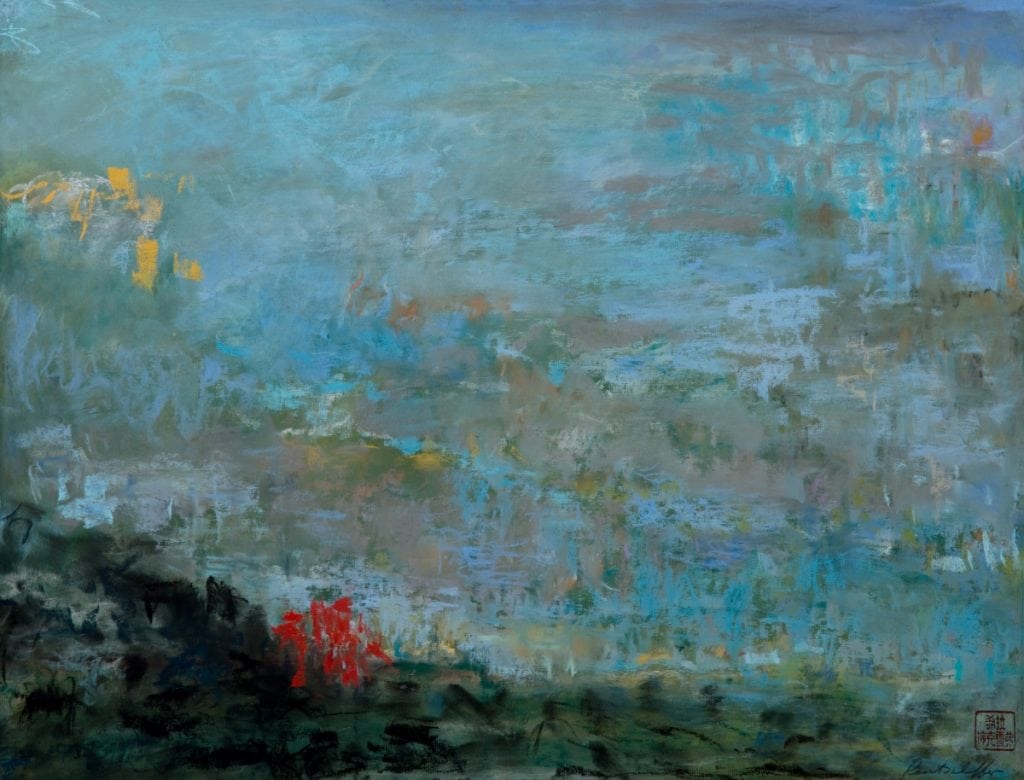 "The Messenger", pastel by Sheilah Rechtschaffer