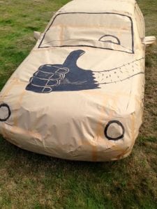 Jacob Goble's "Big Car (pre-race)," which appeared in the 2015 GlenLily show. (Photo provided)