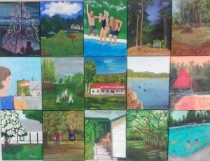 Paintings by members of the Thursday club will be on display at the Howland Public Library