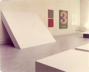 "Untitled (Wall-Floor Slab)," by Robert Morris, 1964