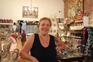 Kim King, owner of Lauren & Riley (Photo by A. Rooney)