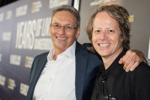 David Gelber and co-creator Joel Bach at the premiere in September. (Photo provided)