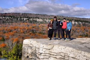 A Hudson Valley Queer Outdoors hiking group. (Photo provided)