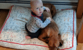 Baby and Dog Baby and Dog