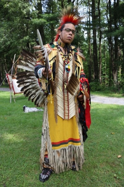 Victor Cheeseman, _Dancing Crow,_ Aztec-Sioux, Redding PA  pow wow