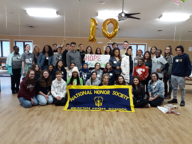 Project HOPE 2019 Beacon HS VOLUNTEERS