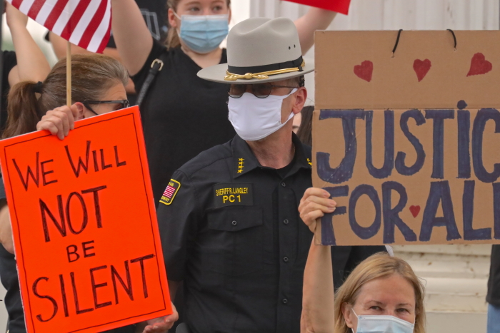 Carmel protest