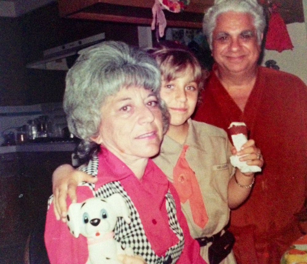 Carla Goldberg and grandparents