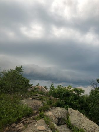 clouds on mt. beacon