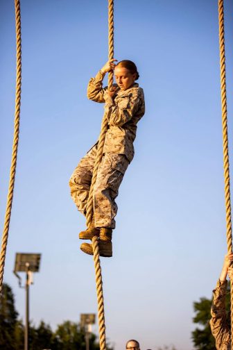 Tanya on Obstacle Course