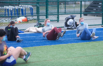 Haldane track and field athletes