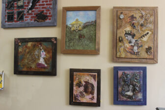 Mixed-media artwork by Judie Gordon