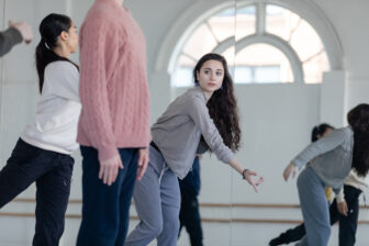 teaching dance