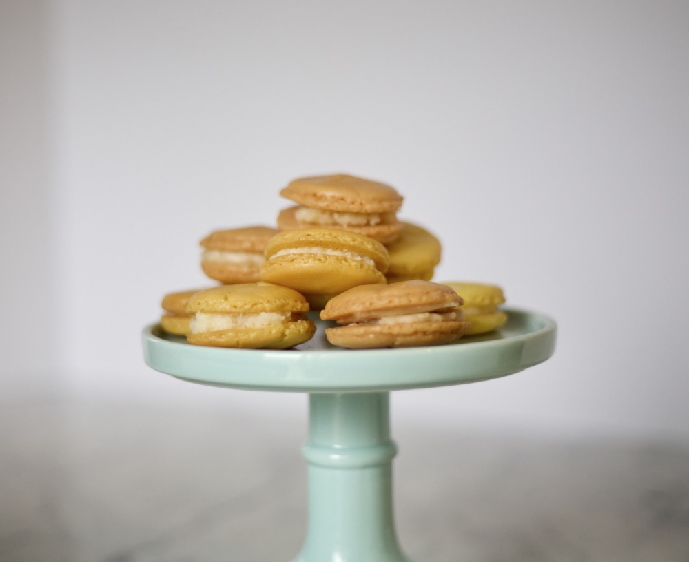 platter of macarons