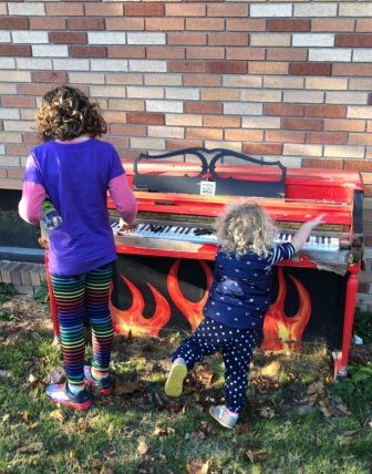 Kids at piano