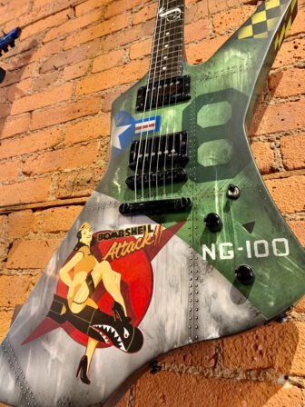 A custom guitar by Ron Williams