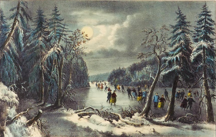 Skating on the river