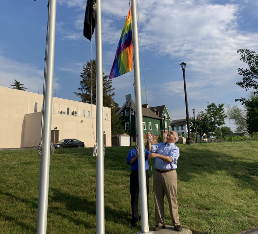 flag raising