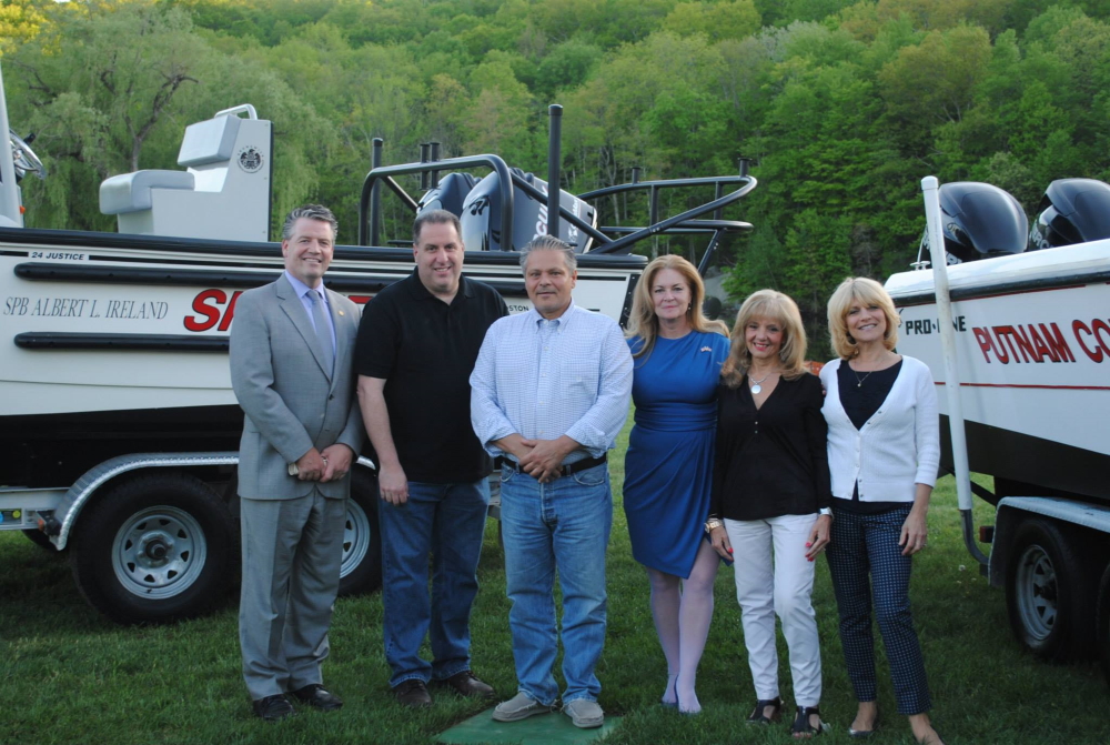 Legislators with boats