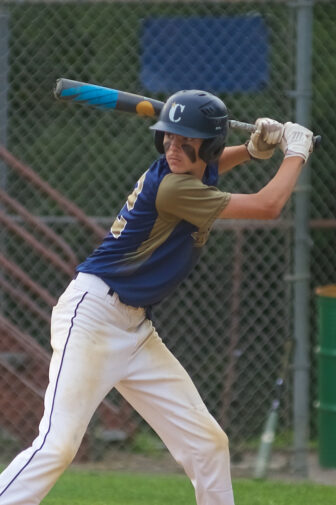 Derrick Heaton went 3-for-3 against Port Jervis.