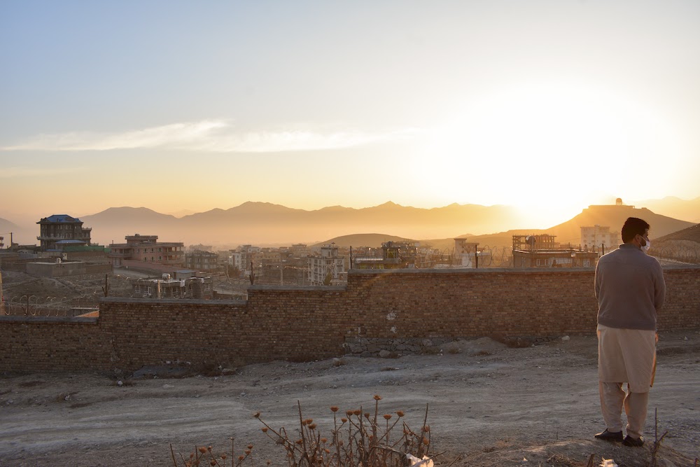 sunrise over Kabul