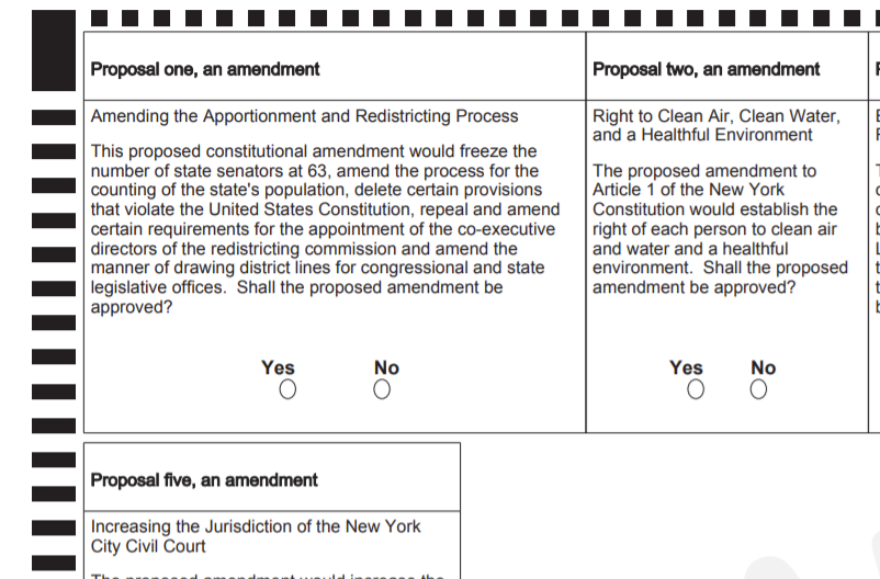 Ballot proposals