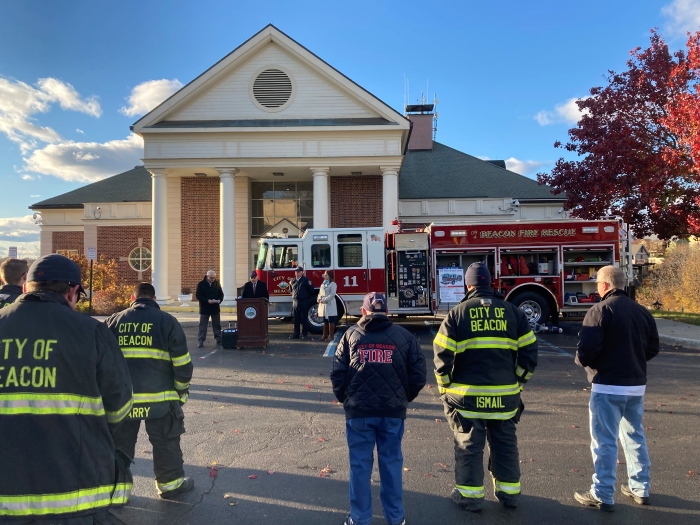 Fire truck dedication