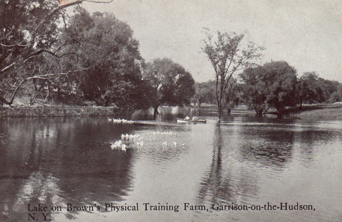 The lake at Brown's