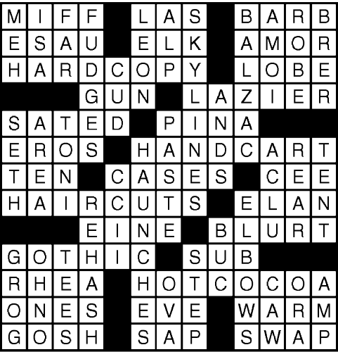 Crossword Answer