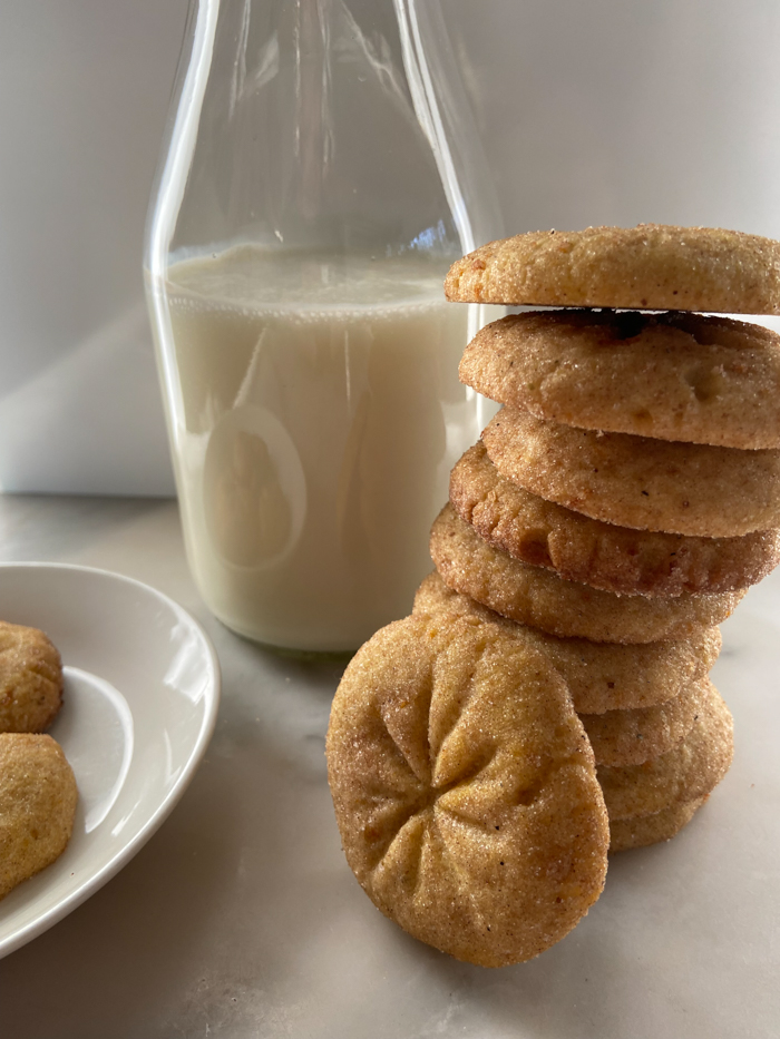 Sugar Cookies with Olive Oil, Orange, Almond and Cardamom