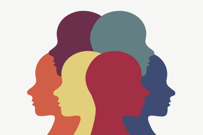 colorful heads