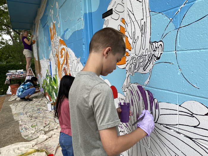 Green Street mural