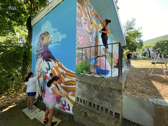 Green Street mural