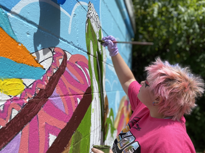 Green Street mural