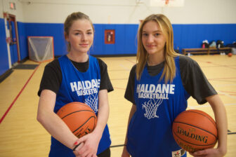Mairead O'Hara and Amanda Johanson are the Blue Devil captains, along with Betsy Cates.