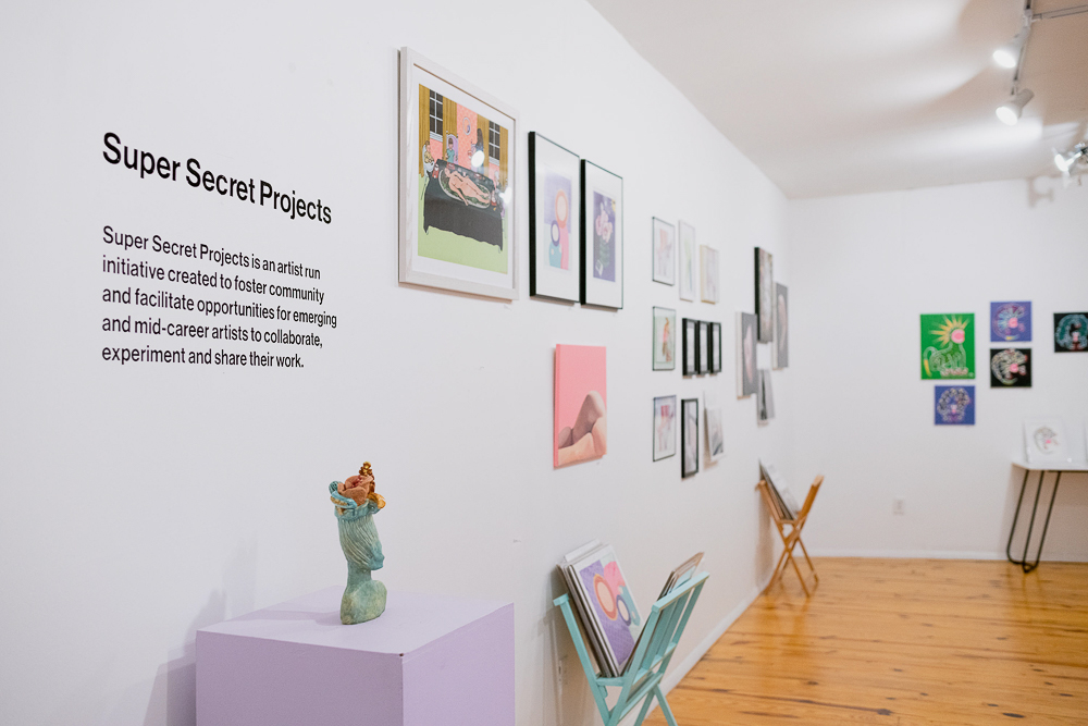 A sneak peek inside the gallery
