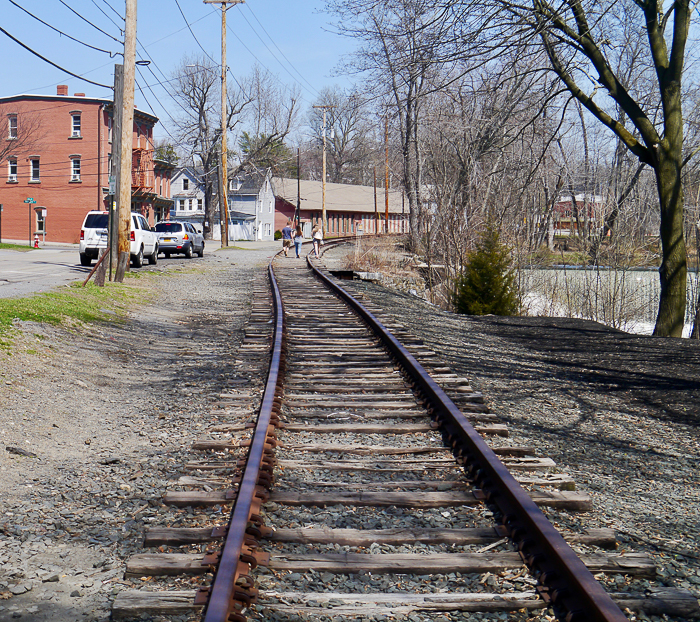 A portion of the abandoned Beacon line snakes through the city. (File photo by J. Simms)