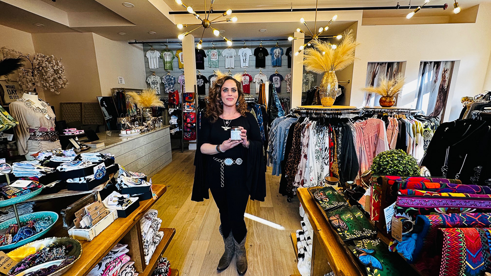 Cicely Prevost inside the House of Maxx in Beacon Photo by Julien Prevost