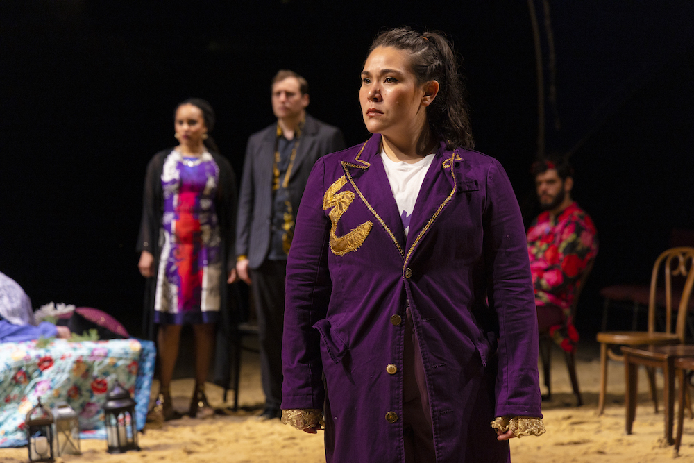 Emily Ota, seen in the 2022 production of Romeo and Juliet, will portray King Henry this summer. HVSF this year hopes to encourage more picnicking before the shows. Photo by T. Charles Erickson/HVSF