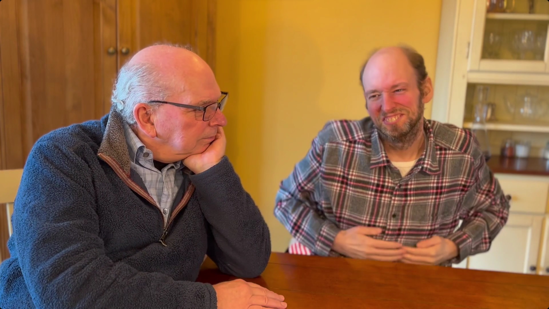 Tony Curry, left, is hoping to make a film he co-wrote based on his autistic son, Adam.