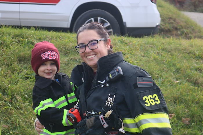 Mom and Jr Firefighter