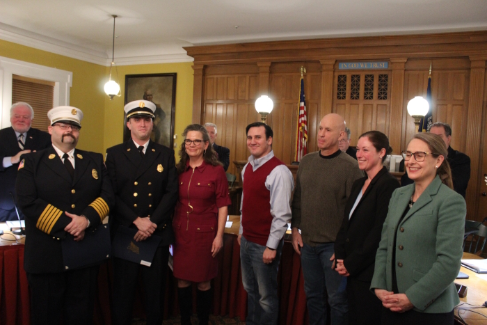 firefighters recognized